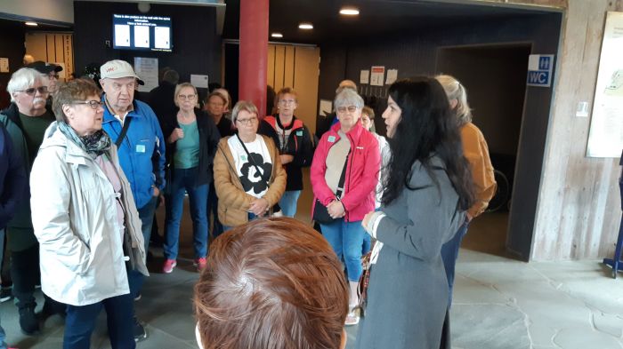 Viikinkimuseolla Bostadissa
