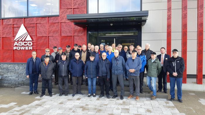 Vierailulla Agco power linnavuoren tehtaalla
